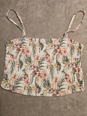 Abercrombie & Fitch Cami smocked spagetti strap